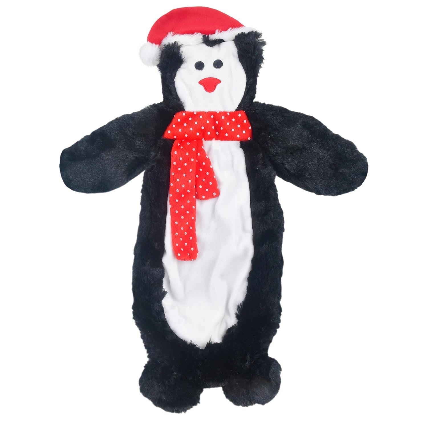 Jeffers Pet Christmas Characters Unstuffed Plush Squeaker Dog Toys, 12 inch